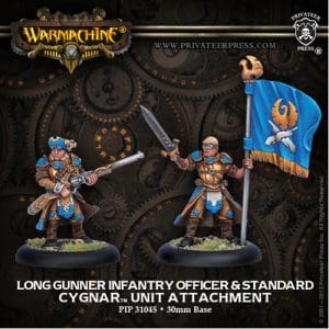 Long Gunner Infantry Officer & Standard