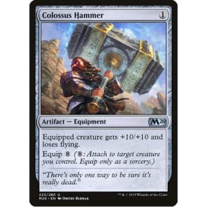 Magic: the Gathering - Single Card - Core Set 2020: Foil Colossus Hammer (Pack to Sleeve)
