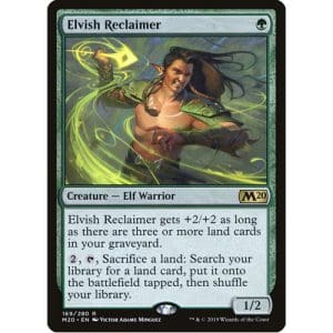 Magic: the Gathering - Single Card - Core Set 2020: Foil Elvish Reclaimer (Pack to Sleeve)