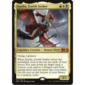 Magic: the Gathering - Single Card - Core Set 2020: Foil Kaalia, Zenith Seeker (Pack to Sleeve)