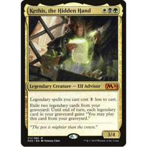 Magic: the Gathering - Single Card - Core Set 2020: Foil Kethis, the Hidden Hand (Pack to Sleeve)