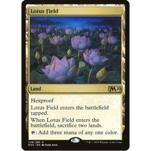 Magic: the Gathering - Single Card - Core Set 2020: Foil Lotus Field (Pack to Sleeve)