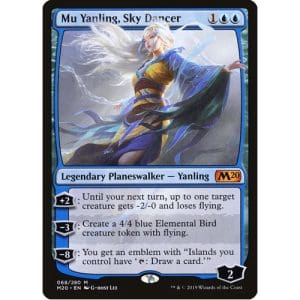 Magic: the Gathering - Single Card - Core Set 2020: Foil Mu Yanling, Sky Dancer (Pack to Sleeve)