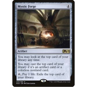 Magic: the Gathering - Single Card - Core Set 2020: Foil Mystic Forge (Pack to Sleeve)