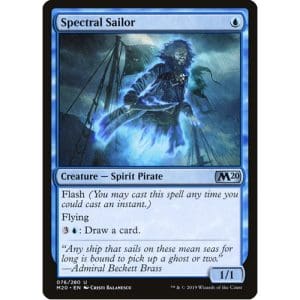 Magic: the Gathering - Single Card - Core Set 2020: Foil Spectral Sailor (Pack to Sleeve)