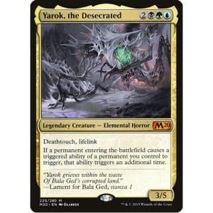 Magic: the Gathering - Single Card - Core Set 2020: Foil Yarok, the Desecrated (Pack to Sleeve)