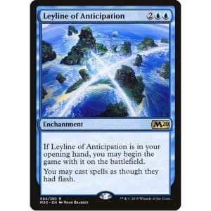 Magic: the Gathering - Single Card - Core Set 2020: Leyline of Anticipation (Pack to Sleeve)