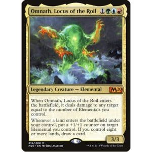 Magic: the Gathering - Single Card - Core Set 2020: Omnath, Locus of the Roil (Pack to Sleeve)