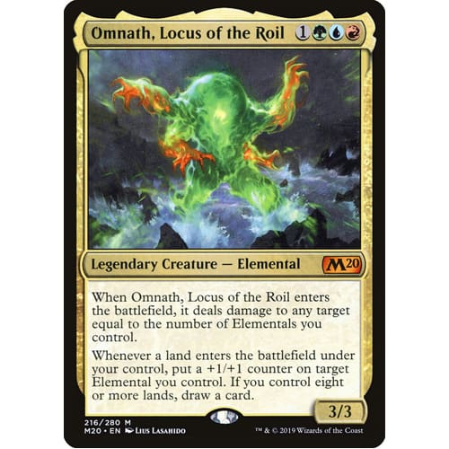 MTG: Single Card - Core Set 2020: Omnath, Locus of the Roil (Pack to Sleeve) MTG: Single Card - Core Set 2020: Omnath, Locus of the Roil (Pack to Sleeve)