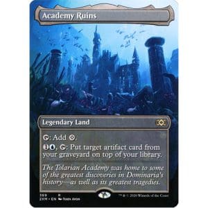 Magic: the Gathering - Single Card - Double Masters: Borderless Academy Ruins (Pack to Sleeve)