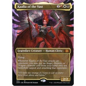 Magic: the Gathering - Single Card - Double Masters: Borderless Kaalia of the Vast (Pack to Sleeve)