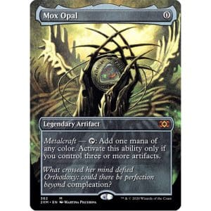 Magic: the Gathering - Single Card - Double Masters: Borderless Mox Opal (Pack to Sleeve)