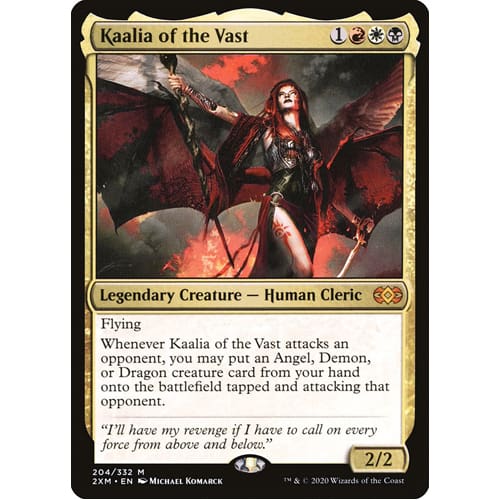 MTG: Single Card - Double Masters: Kaalia of the Vast (Pack to Sleeve) MTG: Single Card - Double Masters: Kaalia of the Vast (Pack to Sleeve)