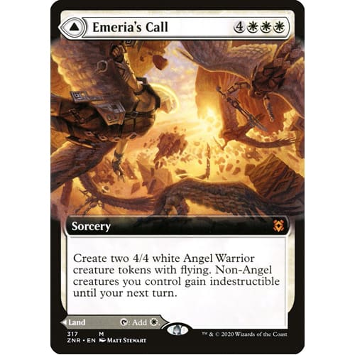 MTG: Single Card - Zendikar Rising: Alternate Art Foil Emeria's Call // Emeria, Shattered Skyclave (Pack to Sleeve) MTG: Single Card - Zendikar Rising: Alternate Art Foil Emeria's Call // Emeria, Shattered Skyclave (Pack to Sleeve)