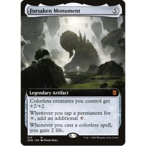 Magic: the Gathering - Single Card - Zendikar Rising: Alternate Art Foil Forsaken Monument (Pack to Sleeve)