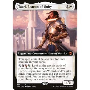 Magic: the Gathering - Single Card - Zendikar Rising: Alternate Art Foil Tazri, Beacon of Unity (Pack to Sleeve)