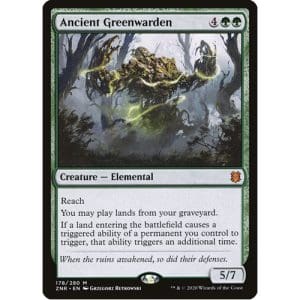 Magic: the Gathering - Single Card - Zendikar Rising: Ancient Greenwarden (Pack to Sleeve)