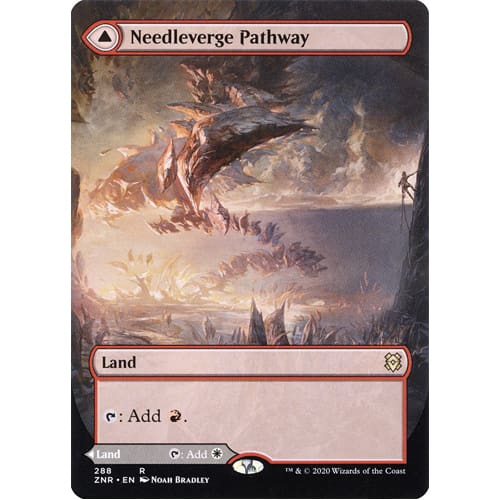 MTG: Single Card - Zendikar Rising: Borderless Foil Needleverge Pathway // Pillarverge Pathway (Pack to Sleeve) MTG: Single Card - Zendikar Rising: Borderless Foil Needleverge Pathway // Pillarverge Pathway (Pack to Sleeve)