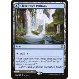 Magic: the Gathering - Single Card - Zendikar Rising: Clearwater Pathway // Murkwater Pathway (Pack to Sleeve)
