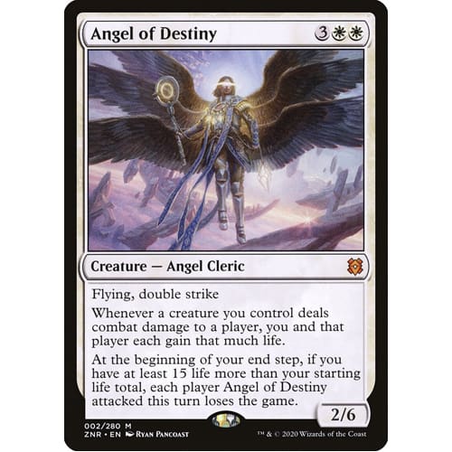 MTG: Single Card - Zendikar Rising: Foil Angel of Destiny (Pack to Sleeve) MTG: Single Card - Zendikar Rising: Foil Angel of Destiny (Pack to Sleeve)