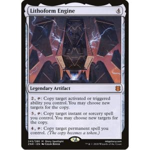 Magic: the Gathering - Single Card - Zendikar Rising: Foil Lithoform Engine (Pack to Sleeve)