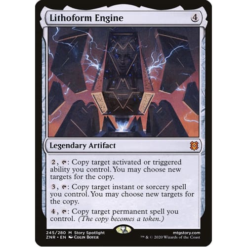 MTG: Single Card - Zendikar Rising: Foil Lithoform Engine (Pack to Sleeve) MTG: Single Card - Zendikar Rising: Foil Lithoform Engine (Pack to Sleeve)