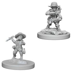 Pathfinder Battles Deep Cuts Unpainted Miniatures (W1) - Male Halfling Rogue