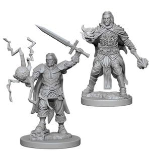 Pathfinder Deep Cuts Unpainted Miniatures (W1) - Human Male Cleric