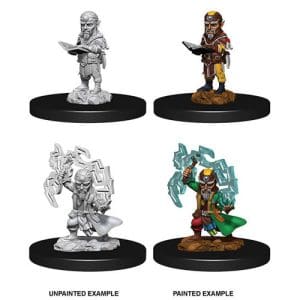 Pathfinder Deep Cuts Unpainted Miniatures (W9): Male Gnome Sorcerer