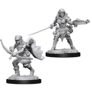 Pathfinder RPG: Battles Deep Cuts Unpainted Miniatures: Female Half-Elf Ranger (Wave 7)