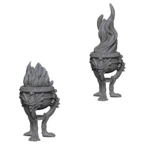 Pathfinder RPG: Deep Cuts Unpainted Miniatures: Braziers (Wave 4)