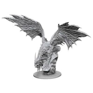 Pathfinder RPG: Deep Cuts Unpainted Miniatures: Silver Dragon (Wave 4)