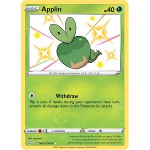 Pokemon TCG: Single Card - Shining Fates: Applin (Pack to Sleeve)