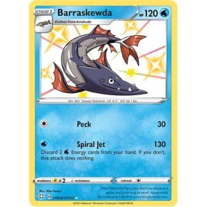 Pokemon TCG: Single Card - Shining Fates: Barraskewda (Pack to Sleeve)