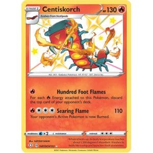 Pokemon TCG: Single Card - Shining Fates: Centiskorch (Pack to Sleeve)