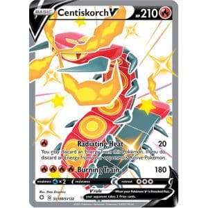 Pokemon TCG: Single Card - Shining Fates: Centiskorch V (Pack to Sleeve)