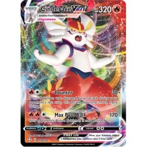 Pokemon TCG: Single Card - Shining Fates: Cinderace VMAX (Pack to Sleeve)