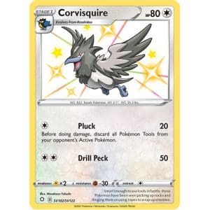 Pokemon TCG: Single Card - Shining Fates: Corvisquire (Pack to Sleeve)