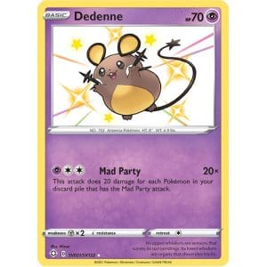 Pokemon TCG: Single Card - Shining Fates: Dedenne (Pack to Sleeve)