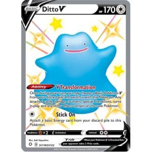 Pokemon TCG: Single Card - Shining Fates: Ditto V (Pack to Sleeve)