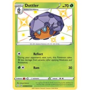 Pokemon TCG: Single Card - Shining Fates: Dottler (Pack to Sleeve)