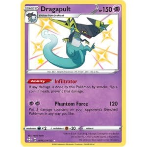 Pokemon TCG: Single Card - Shining Fates: Dragapult (Pack to Sleeve)