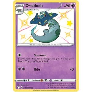 Pokemon TCG: Single Card - Shining Fates: Drakloak (Pack to Sleeve)