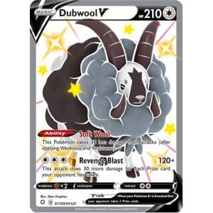 Pokemon TCG: Single Card - Shining Fates: Dubwool V (Pack to Sleeve)