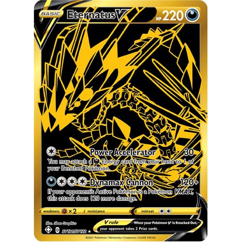 Pokemon TCG: Single Card - Shining Fates: Eternatus V (Pack to Sleeve) Pokemon TCG: Single Card - Shining Fates: Eternatus V (Pack to Sleeve)