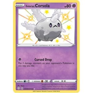 Pokemon TCG: Single Card - Shining Fates: Galarian Corsola (Pack to Sleeve)