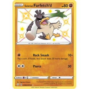 Pokemon TCG: Single Card - Shining Fates: Galarian Farfetch'd (Pack to Sleeve)