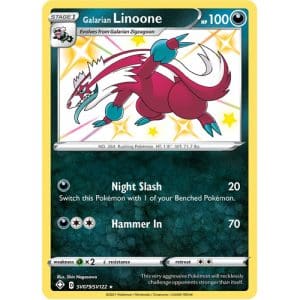 Pokemon TCG: Single Card - Shining Fates: Galarian Linoone (Pack to Sleeve)