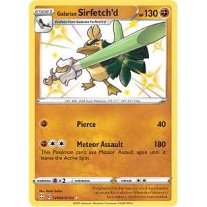 Pokemon TCG: Single Card - Shining Fates: Galarian Sirfetch'd (Pack to Sleeve)