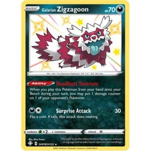 Pokemon TCG: Single Card - Shining Fates: Galarian Zigzagoon (Pack to Sleeve)